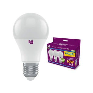 Лампочка ELM B60 10W PA10S E27 4000K 3шт. (18-0183) зображення 1