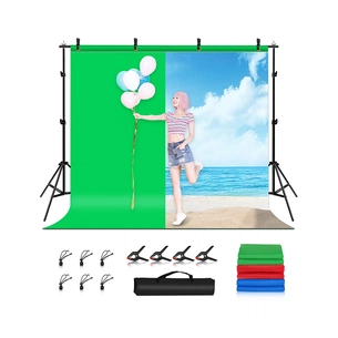Фон Puluz PKT5205 background set with mount 290x200 cm green, blue, red (PKT5205) изображение 1