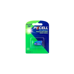 Батарейка CR 123A 3V Lithium PkCell (CR123A-1B) зображення 1