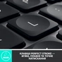 Клавіатура Logitech MX Keys Advanced Wireless Illuminated UA Graphite (920-009415) - зменшене зображення 2
