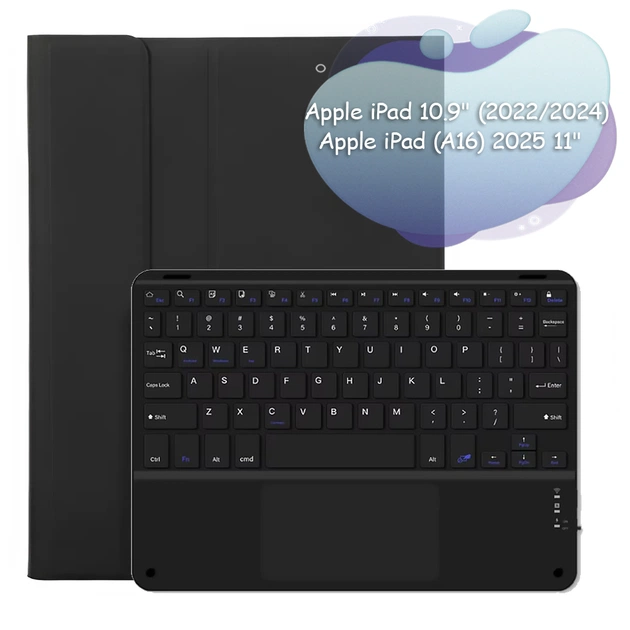 Чохол до планшета BeCover Keyboard+TouchPad Apple iPad 10.9" 2022 Black (712375) - изображение 1