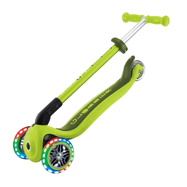 Самокат Globber Primo Foldable Lights колеса з підсвіткою до 50 кг 3+ Зелений (432-106-3) - picture 10