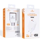 Зарядное устройство XoKo 1xUSB-C PD45W + 1xUSB QC3.0 GaN white (XK-QC-450) - уменьшенное изображение 9