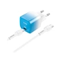 Зарядний пристрій HOCO C101A USB-C PD20W + cable USB-C to USB-C Ice Blue (6931474769398) - зменшене зображення 3