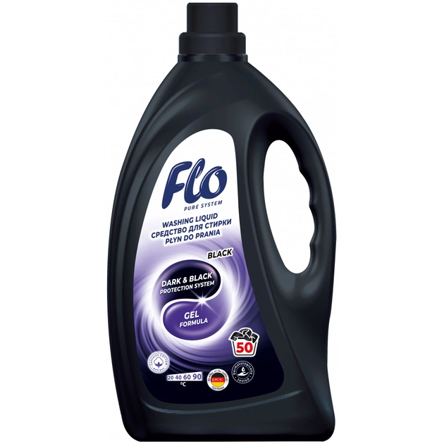 Гель для прання Flo Black 2 л (5900948242799) - зображення 1