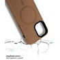 Чохол до мобільного телефона BeCover FIBRA ArcLine MagSafe Apple iPhone 17 Brown (715373) - зменшене зображення 5