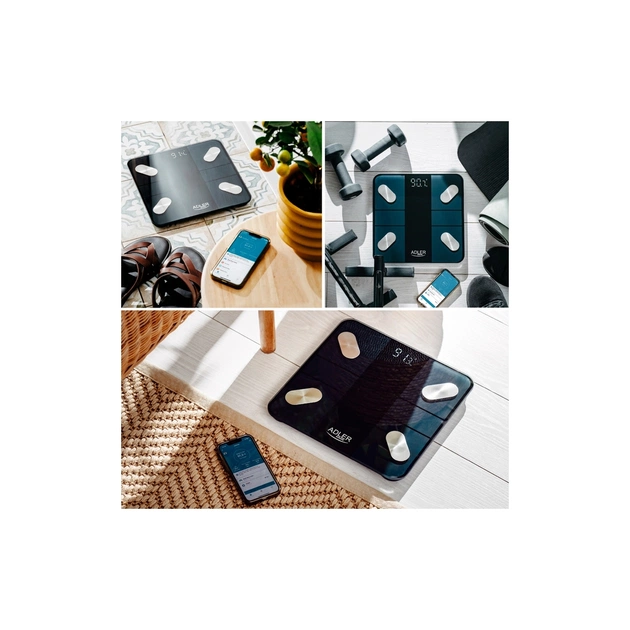 Ваги підлогові Adler AD 8186 black (AD8186B) - зображення 5