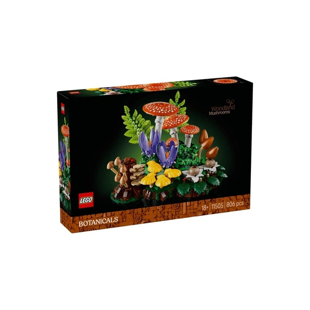 Конструктор LEGO Botanicals Лесные грибы (11505) - изображение 1