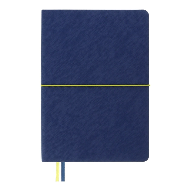 Книга записна Buromax Unique 96 аркушів А5 у клітинку синій (BM.295107-02) - зображення 1