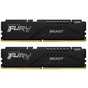 Модуль пам'яті для комп'ютера DDR5 64GB (2x32GB) 5600 MHz Beast EXPO Black Kingston Fury (ex.HyperX) (KF556C40BB2K2-64) - зменшене зображення 1