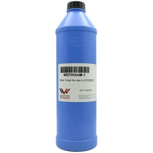 Тонер HP LJ Pro M402/M501/506/4250/Canon 052/052H universal, 1kg, +лійка Welldo (WDTHUniM-1) зображення 1