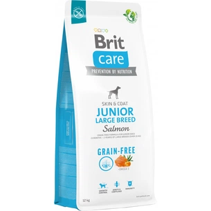 Сухий корм для собак Brit Care Dog Grain-free Junior Large Breed беззерновий з лососем 12 кг (8595602558865) зображення 1