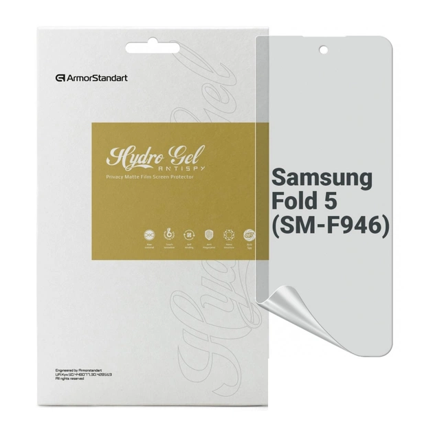 Плівка захисна Armorstandart Anti-spy cover display Samsung Fold 5 (SM-F946) (ARM70409) - picture 1