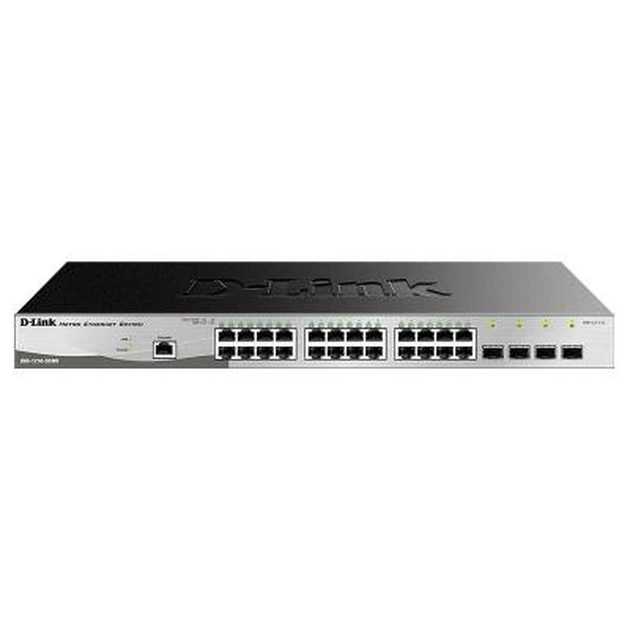 Комутатор мережевий D-Link DGS-1210-28/ME/P/B - зображення 1