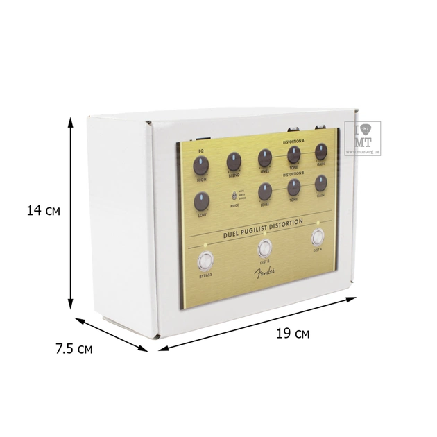 Педаль ефектів Fender Duel Pugilist Distortion (230723) - picture 11