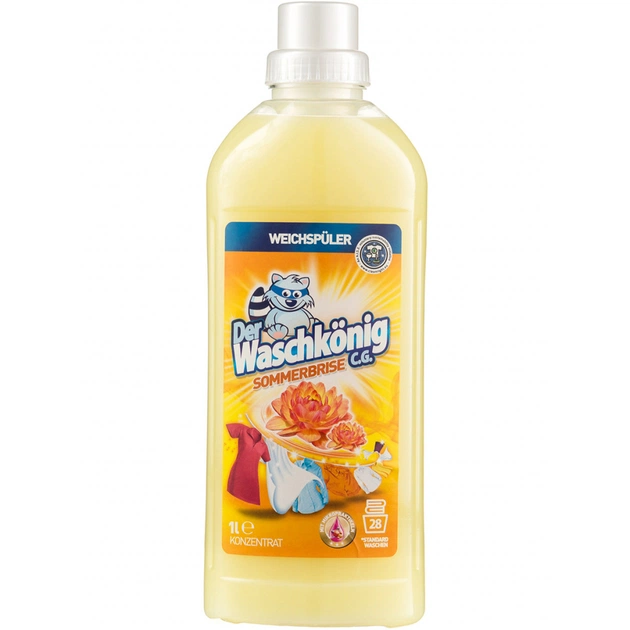 Кондиціонер для білизни Waschkonig Sommerbrise Літня свіжість 1 л (4260353550300) - изображение 1