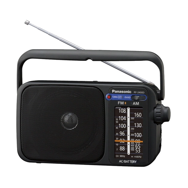 Портативний радіоприймач Panasonic RF-2400DEE-K Black (RF-2400DEE-K) - picture 1