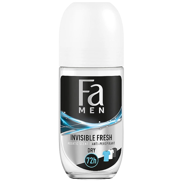 Антиперспірант Fa Men Invisible Fresh з водяним ароматом 50 мл (9000101251586) - изображение 1
