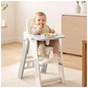 Стілець для годування Mealux Feedo White/Grey (KD-F033 White/Grey) - зменшене зображення 3