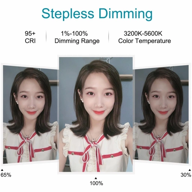 Набір блогера Puluz Ring USB LED lamp PKT3061B 11.8" + tripod 1.65 м (PKT3061B) - picture 3