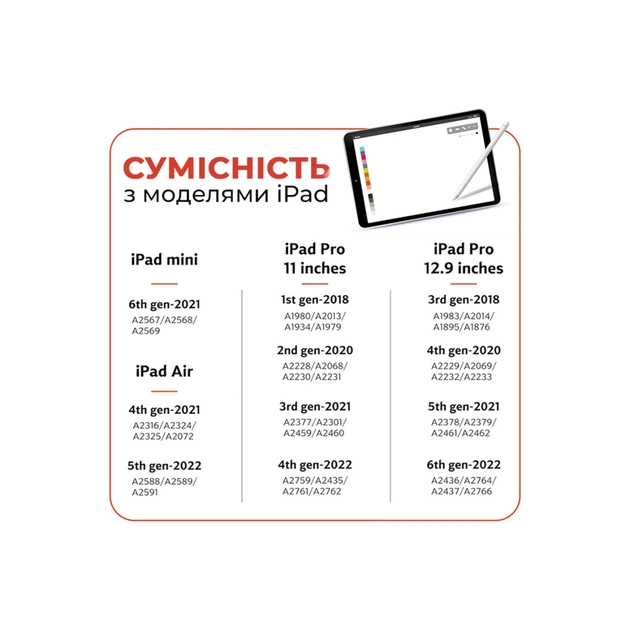 Стилус AirOn AirSens white for iPad (6126755813230) - picture 8