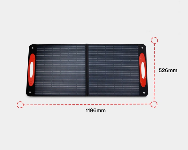 Портативна сонячна панель Bimson Power BP100WSP 100 Вт для зарядних станцій - picture 2