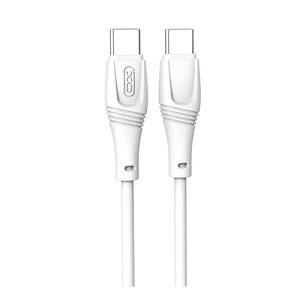 Дата кабель USB-C to USB-C 1.0m 60W High Elastic Zeus XO (NBQ239B_White) зображення 1