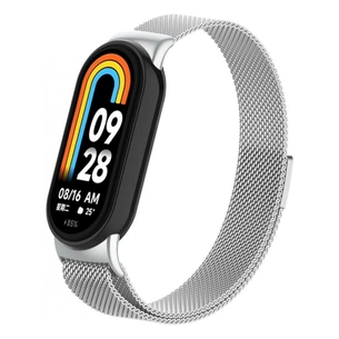Ремінець до фітнес браслета Armorstandart Milanese Magnetic Band для Xiaomi Mi Band 8 Silver (ARM69917) зображення 1