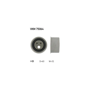 Ролик натягувача ременя SKF VKM 75064 зображення 1