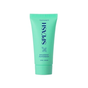 Зубна паста Splash Oral Care Spearmint & Peppermint Освіжальна з відбілювальним ефектом зі смаком м'яти 10 мл (4820266831240) зображення 1
