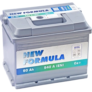 Акумулятор автомобільний NEW FORMULA 60Ah (+/-) 540EN (5602202250) зображення 1