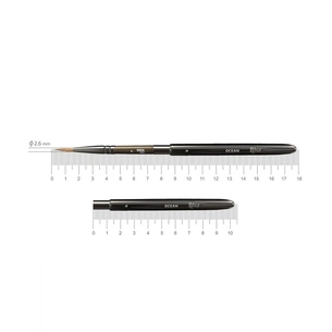 Пензлик для малювання Rosa Соболь круглий, TRAVEL BRUSH, OCEAN 168, № 4 (4823098516798) зображення 1