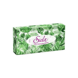 Серветки косметичні Siela Happy Green 2 шари 80 шт. (4820204405441) зображення 1