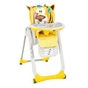 Стілець для годування Chicco Polly 2 Start 4-х колісний жовтий (79205.43) - зменшене зображення 1