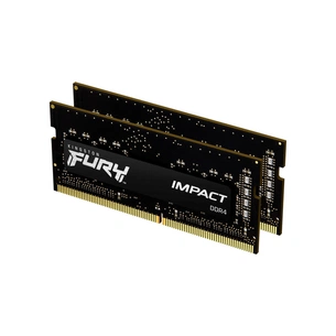 Модуль пам'яті для ноутбука SoDIMM DDR4 16GB (2x8GB) 3200 MHz Fury Impact Kingston Fury (ex.HyperX) (KF432S20IBK2/16) зображення 1