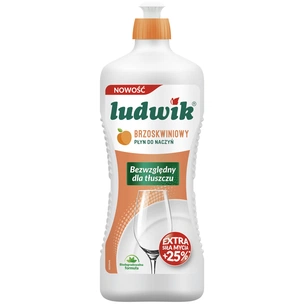Засіб для ручного миття посуду Ludwik Персик 900 г (5900498028256) зображення 1
