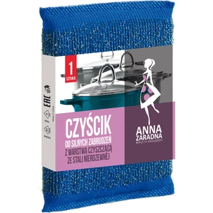 Губки кухонні Anna Zaradna для чищення сильних забруднень 1 шт. (5903936017690) зображення 1