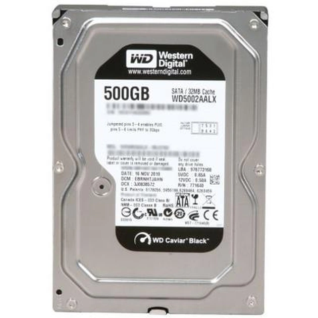 Жорсткий диск 3.5" 500Gb WD (#WD5002AALX-FR#) - изображение 1