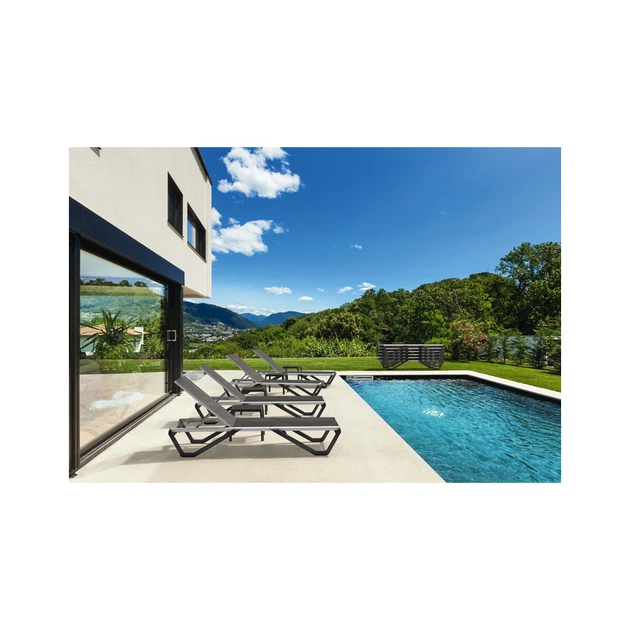 Стіл садовий PAPATYA до шезлонга Wave сіро-коричневий (4343) - picture 4