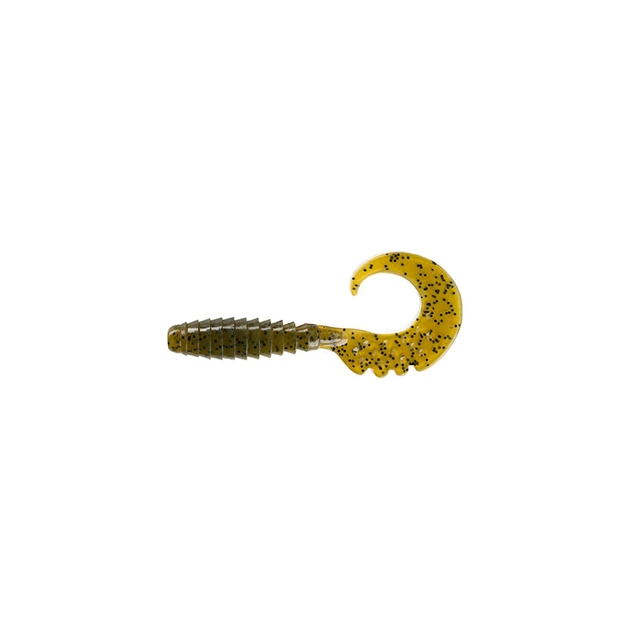 Силикон рыболовный FishUP Fancy Grub 1" 074 - Green Pumpkin Seed (12шт/уп) (1862.02.30) - изображение 1