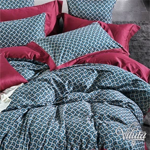 Постільна білизна Viluta Сатин Єгипетська бавовна 09 євро (09_EX_ev) зображення 1