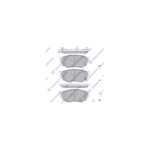 Гальмівні колодки HI-Q SP2027 зображення 1