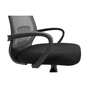 Офісне крісло Richman Стар Хром Піастра Сітка чорна + сіра (ADD0003156) - зменшене зображення 5