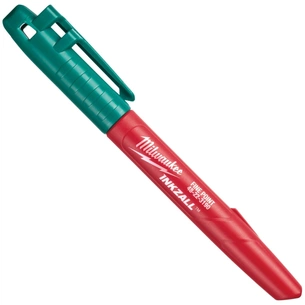 Маркер Milwaukee INKZALL для будмайданчика тонкий зелений (4932492127) изображение 1