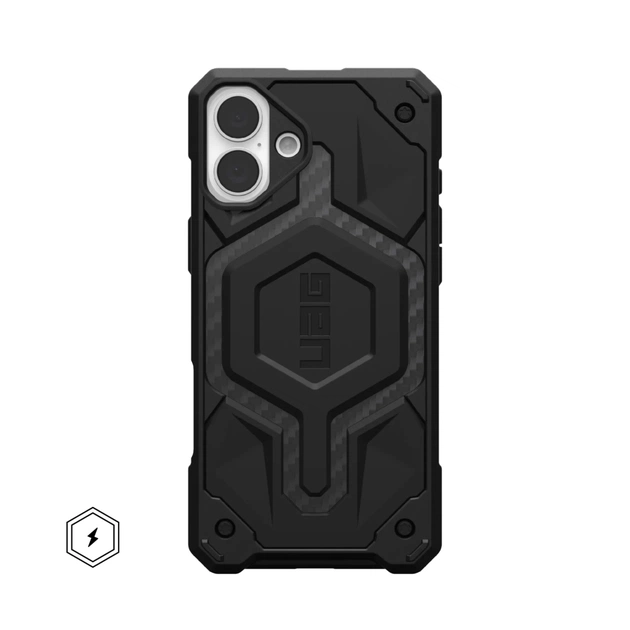 Чохол до мобільного телефона UAG iPhone 16 Plus Monarch Pro Magsafe Carbon Fiber (114455114242) - изображение 1
