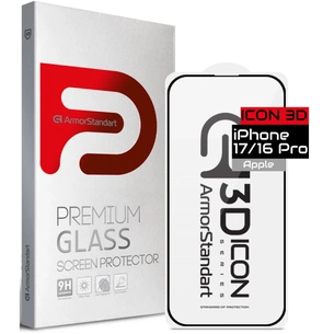 Скло захисне Armorstandart Icon 3D Apple iPhone 17 / 16 Pro (ARM86213) зображення 1