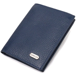 Гаманець Canpellini З натуральної шкіри Флотар Синій (21872) зображення 1