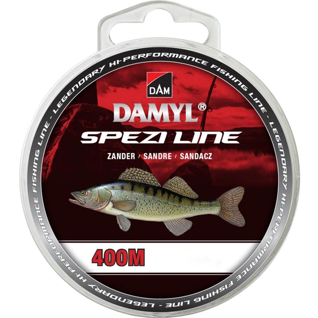 Волосінь DAM Damyl Spezi Line Zander 400 м 0.30 мм 7.7 кг Light Grey (66635) - изображение 1