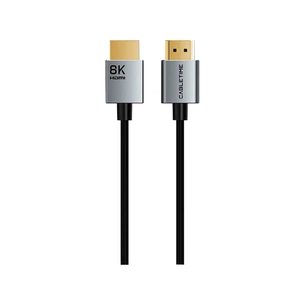 Кабель мультимедійний HDMI M to HDMI M 2.0m V2.1 8K60Hz Cabletime (CA915910) зображення 1