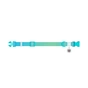 Ошейник для животных WAUDOG Nylon Recycled с QR паспортом, градиент, M голубой (47012) - уменьшенное изображение 2